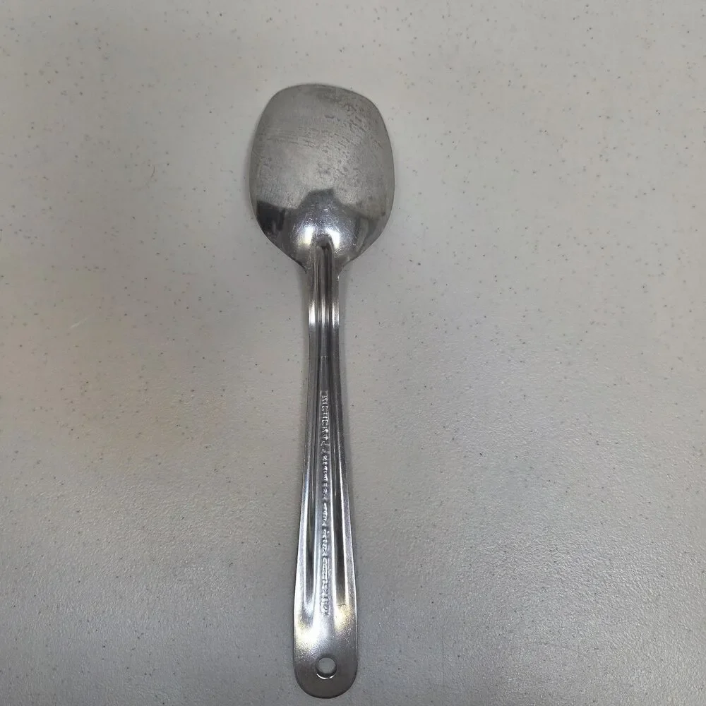 Vintage Richcraft Stainless Steel Serving Spoon 9.75” Made USA Utility Spoon